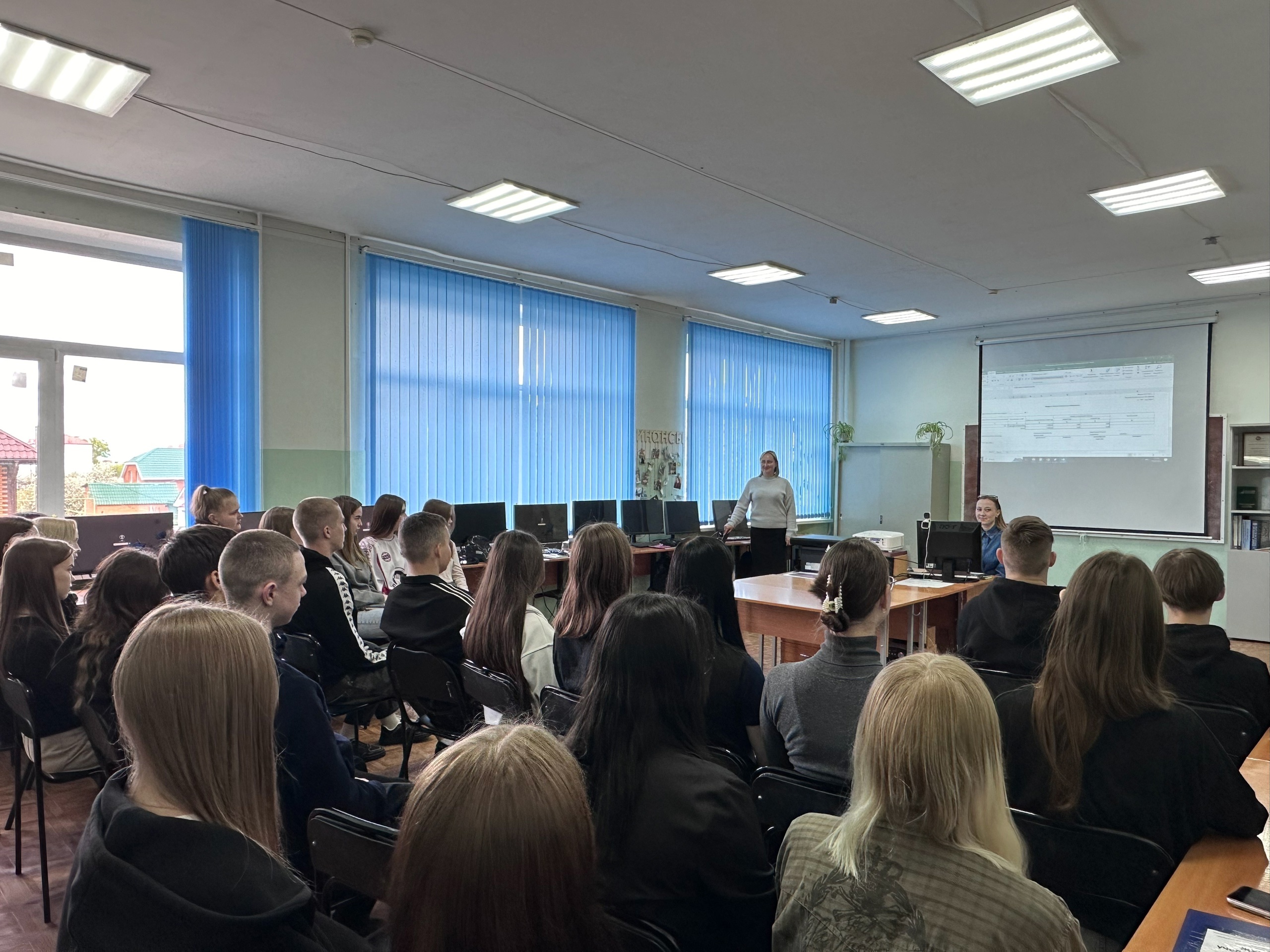 Встреча студентов с выпускницей 2018 года Кузнецовой Анной.