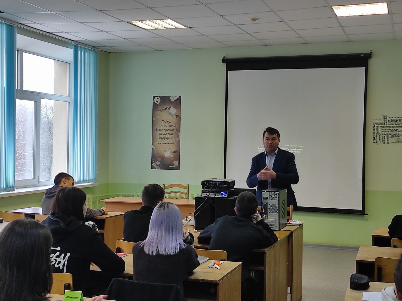 Встреча с начальником отдела дознания ОМВД России "Канашский" Аристархов Андрей Вячеславович.